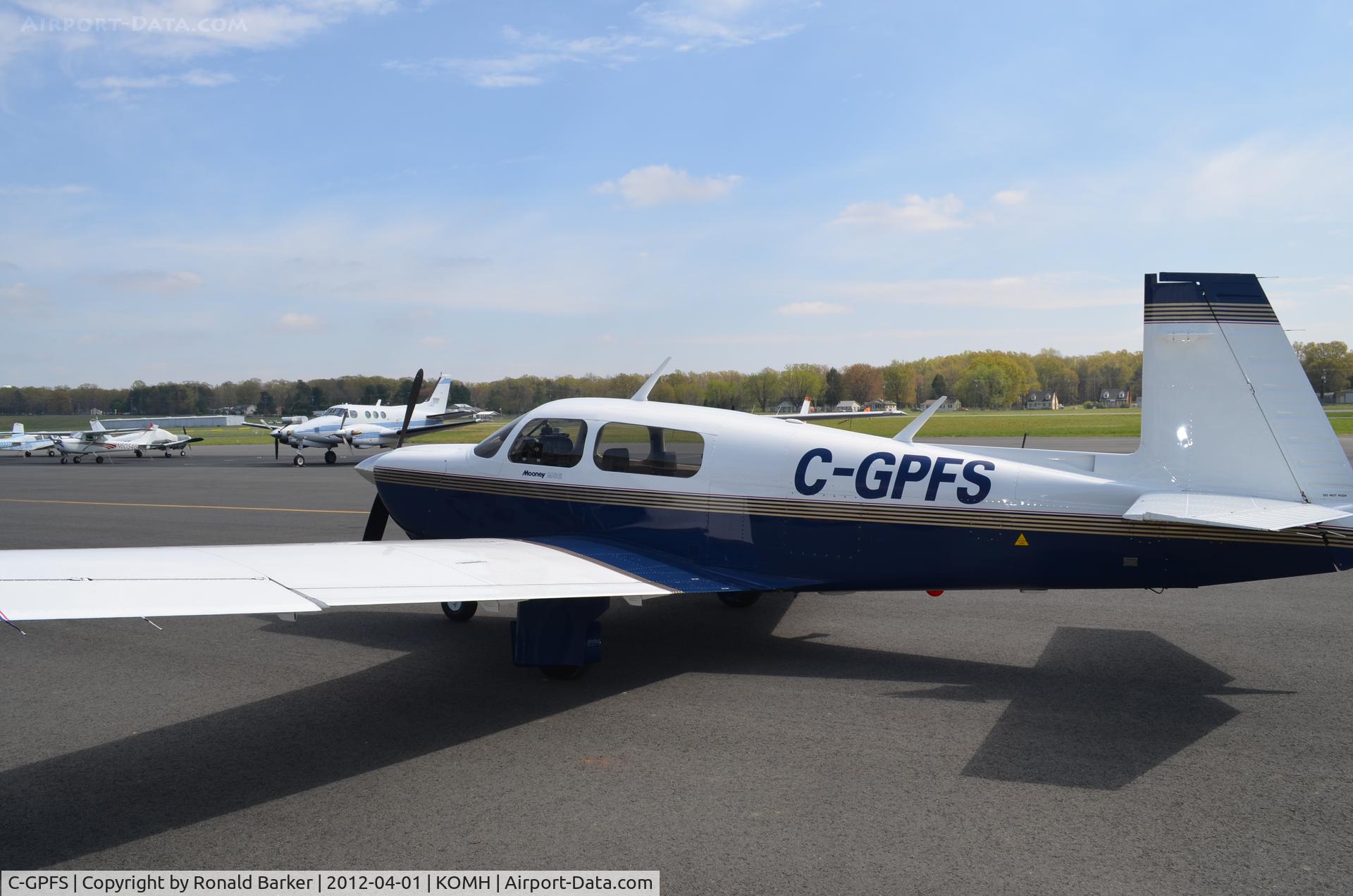 C-GPFS, 1997 Mooney M20J 201 C/N 24-3398, Orange