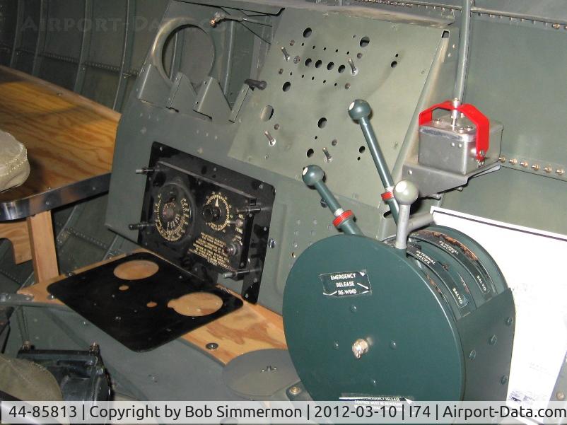 44-85813, 1944 Boeing B-17G Flying Fortress C/N 8722, Bombardier controls