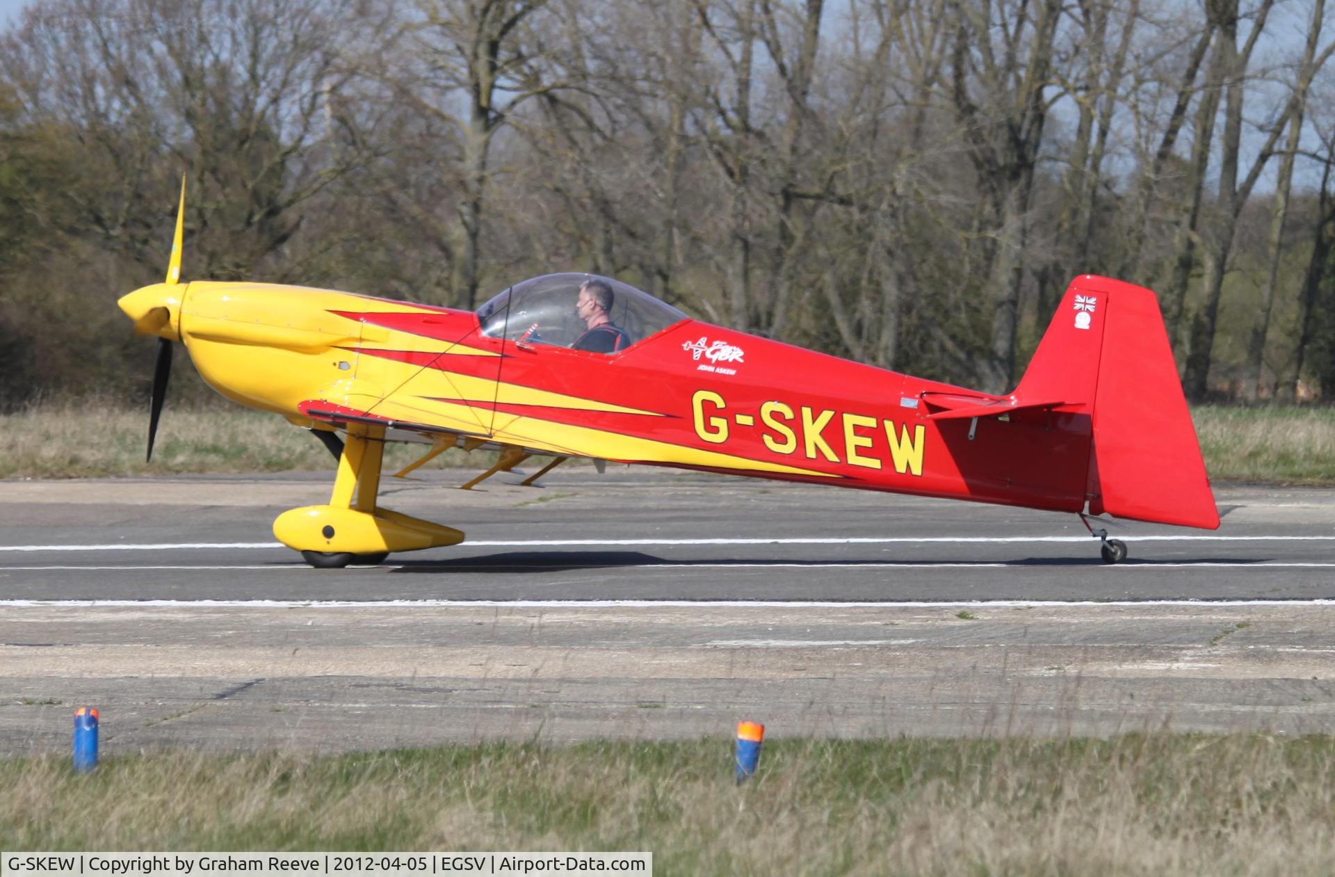 G-SKEW, 1997 Mudry CAP-232 C/N 11, Just landed.