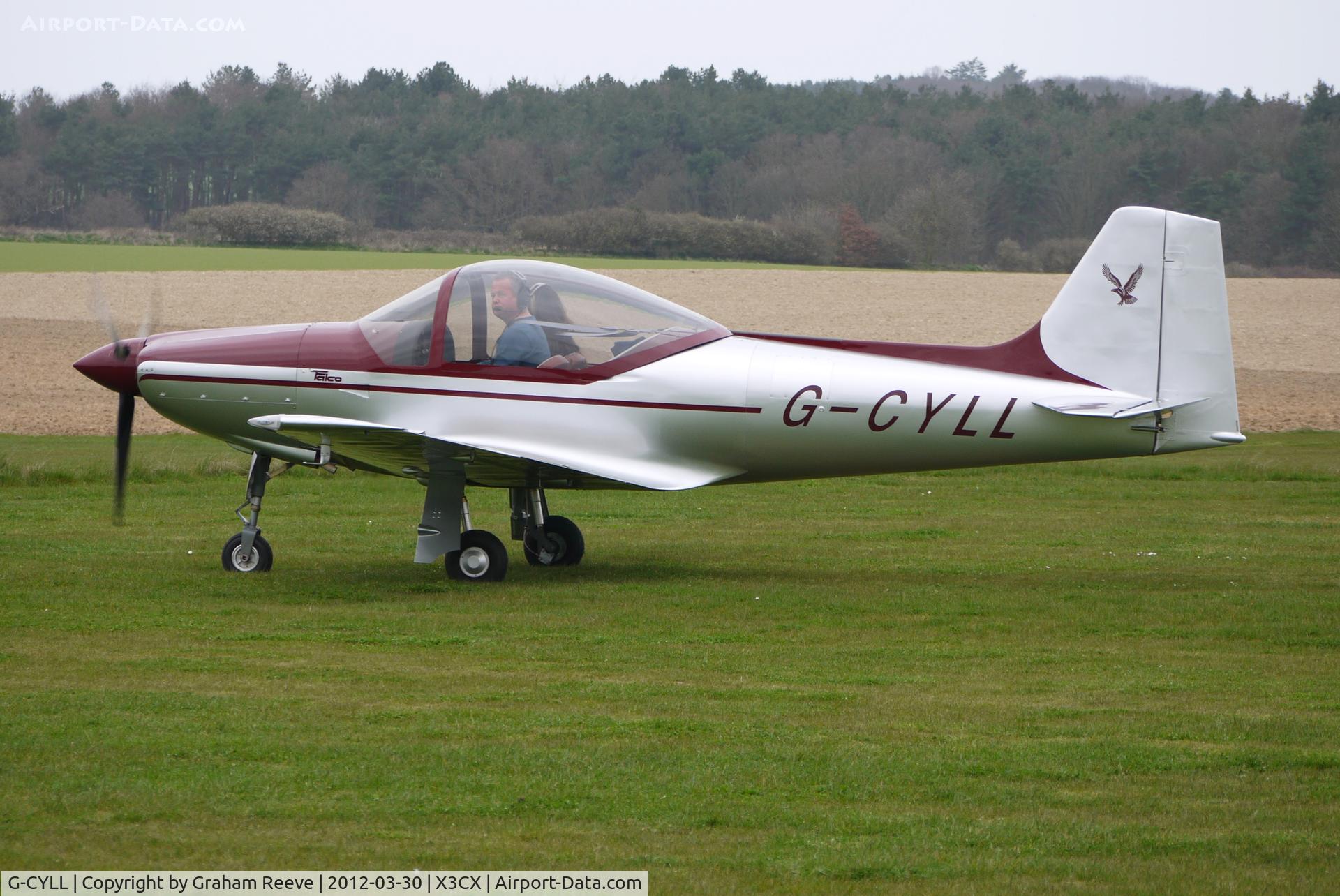 G-CYLL, 2006 Sequoia F-8L C/N PFA 100-14572, About to depart.