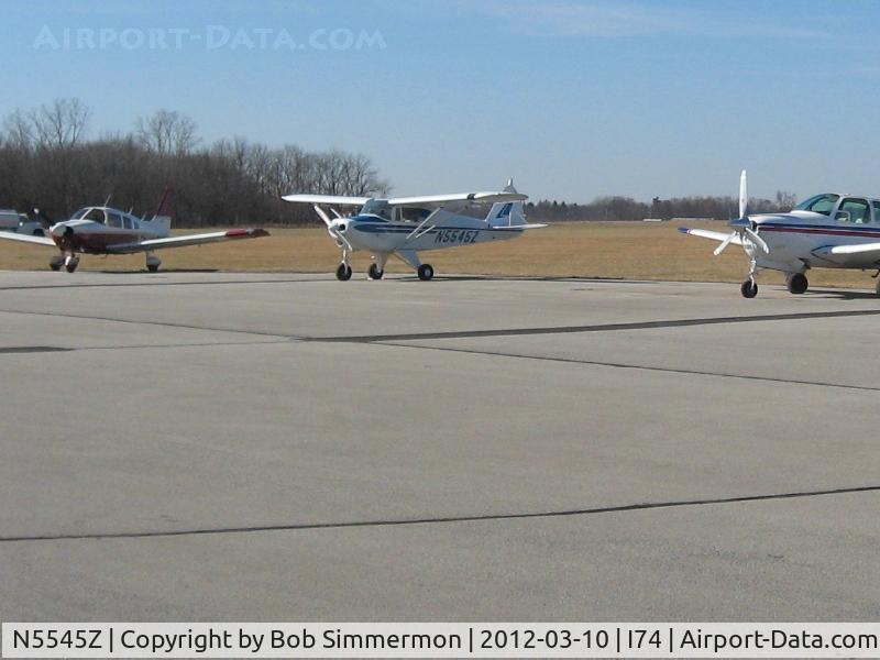 N5545Z, 1962 Piper PA-22-108 Colt C/N 22-9337, On the ramp at Urbana, Ohio