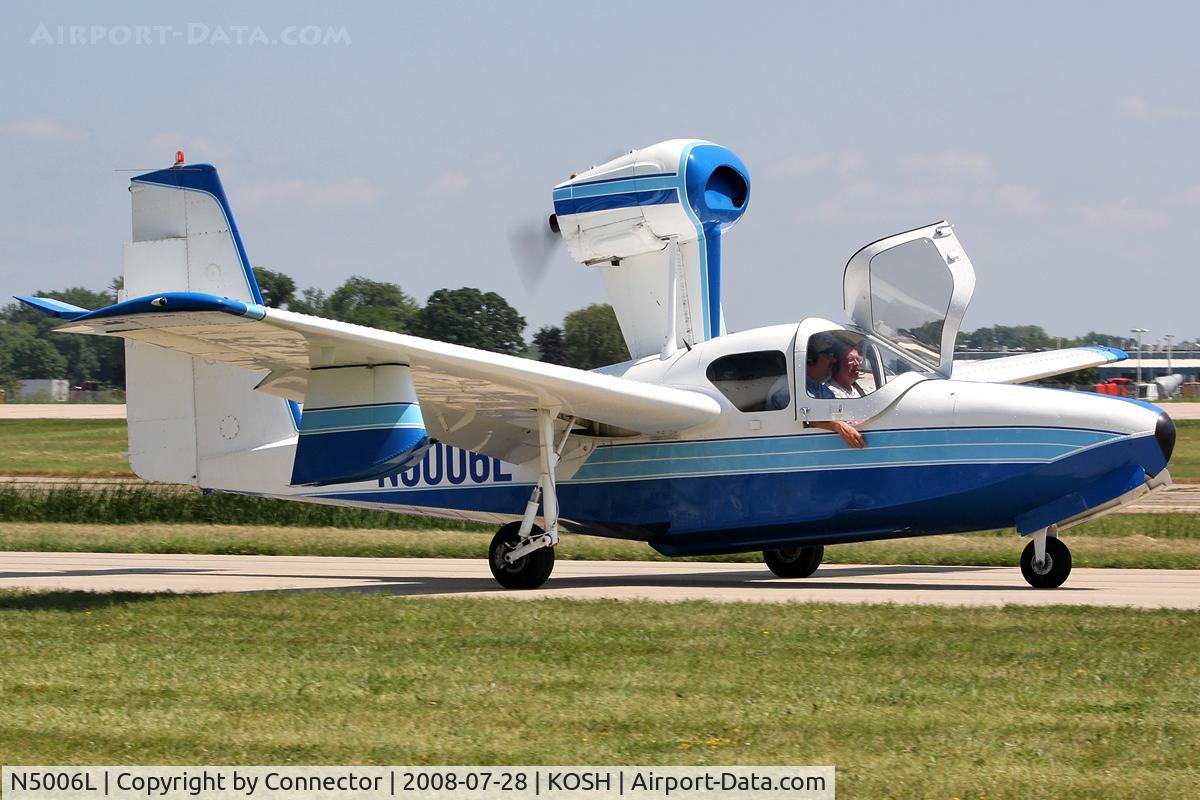 N5006L, 1971 Lake LA-4-200 Buccaneer C/N 463, EAA Airventure 2008.