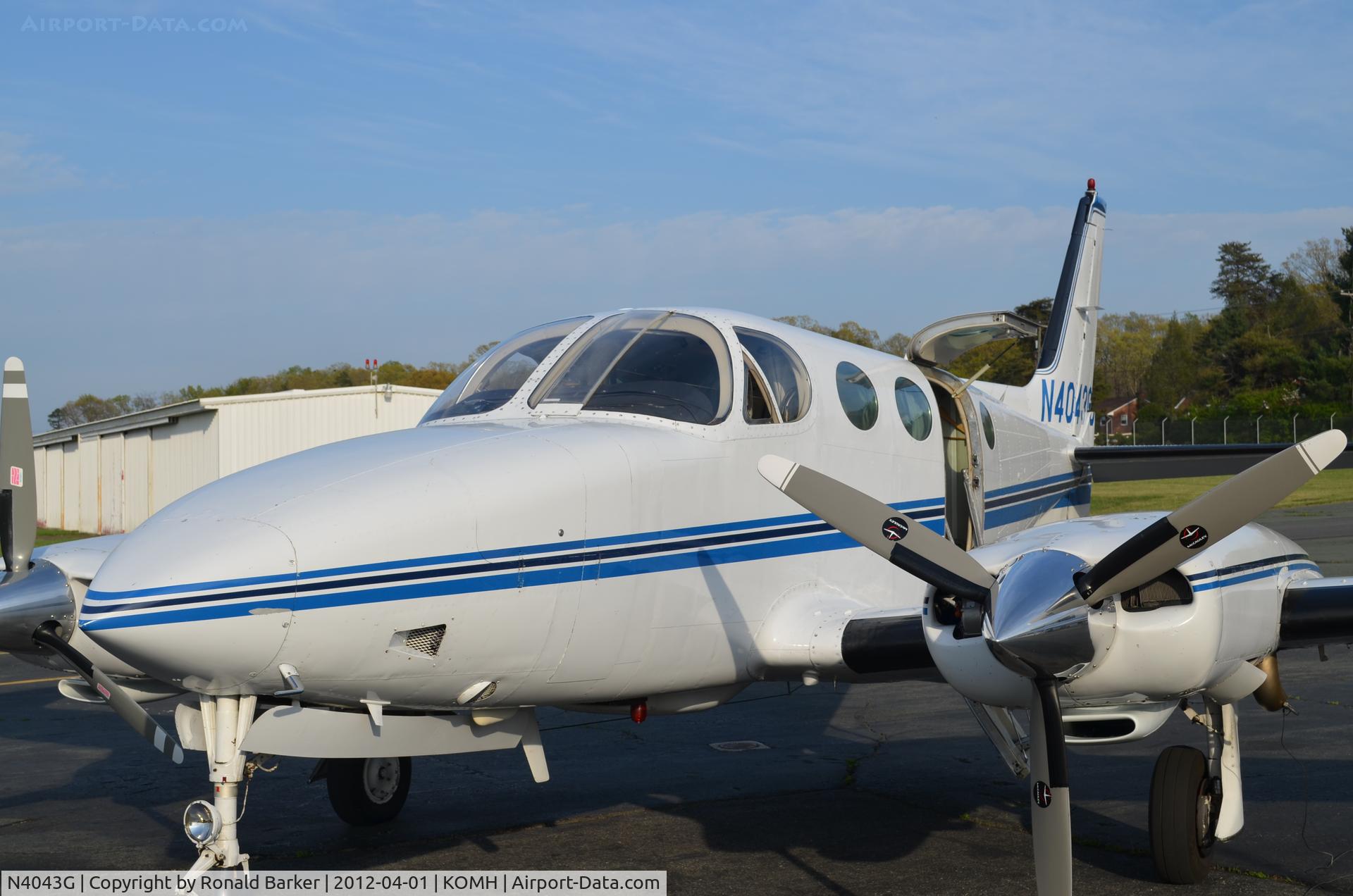 N4043G, 1977 Cessna 340A C/N 340A0266, Orange
