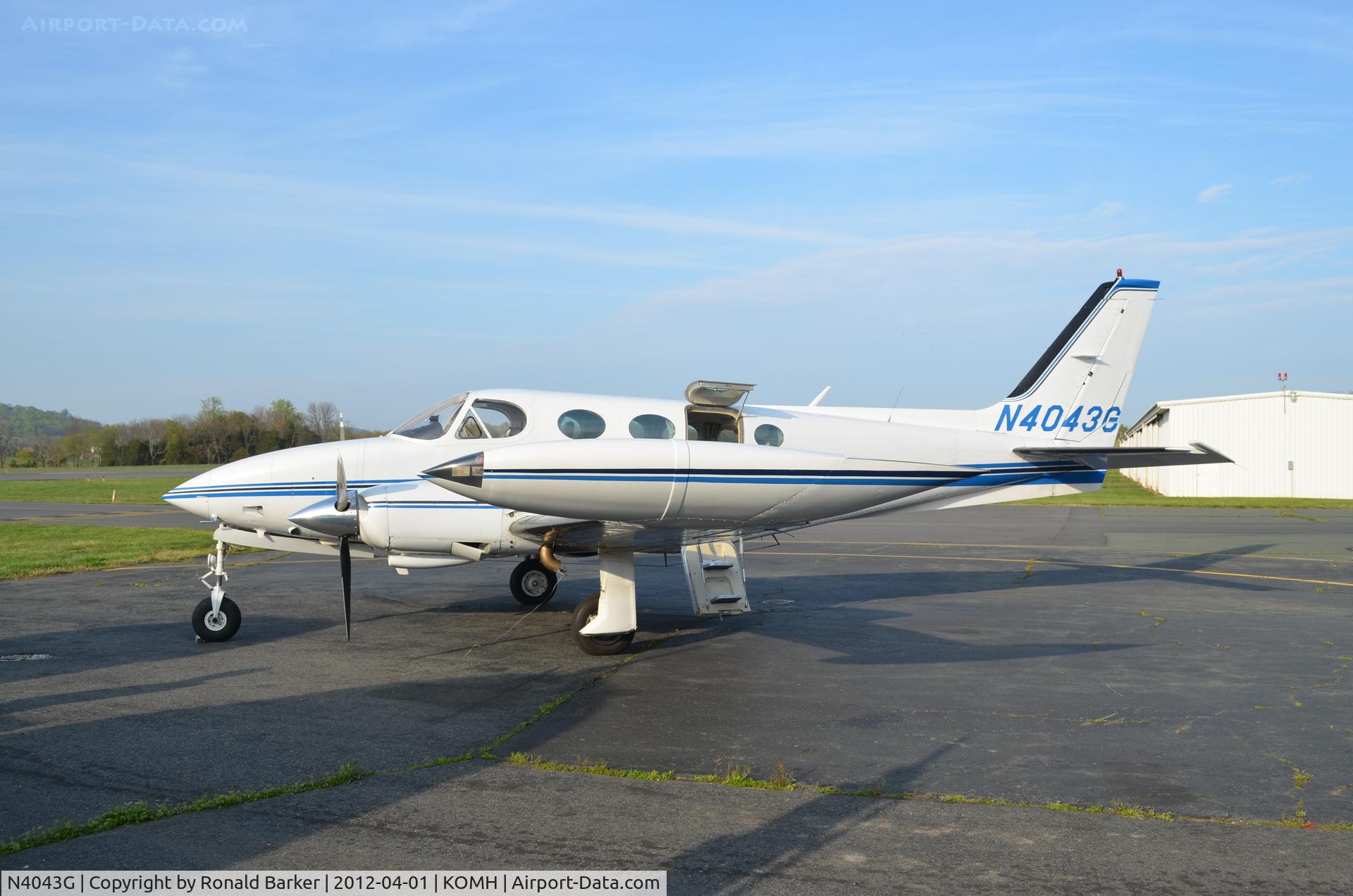 N4043G, 1977 Cessna 340A C/N 340A0266, Orange