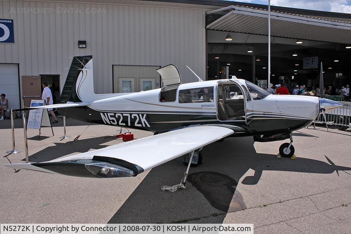 N5272K, 1988 Mooney M20J 201 C/N 24-1670, EAA Airventure 2008.