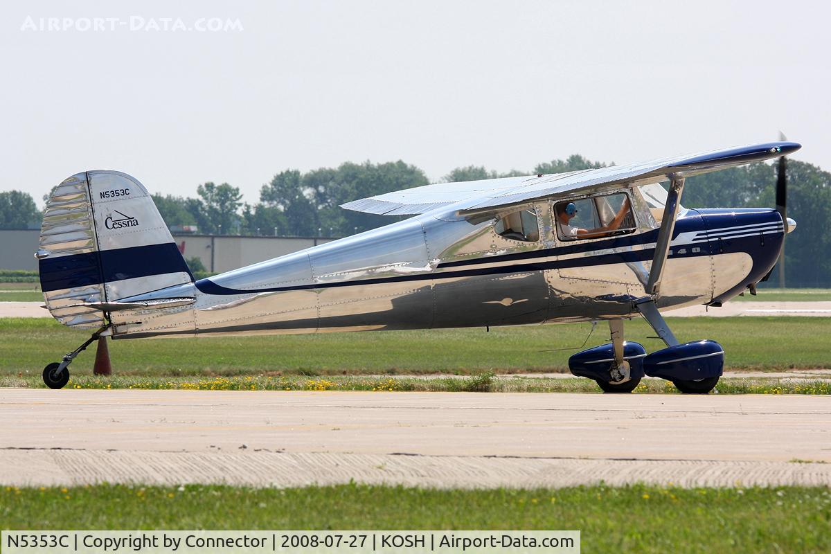 N5353C, 1950 Cessna 140A C/N 15484, EAA Airventure 2008.