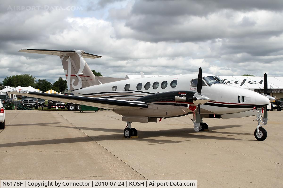 N6178F, 2010 Hawker Beechcraft B200GT King Air C/N BY-107, EAA Airventure 2010.