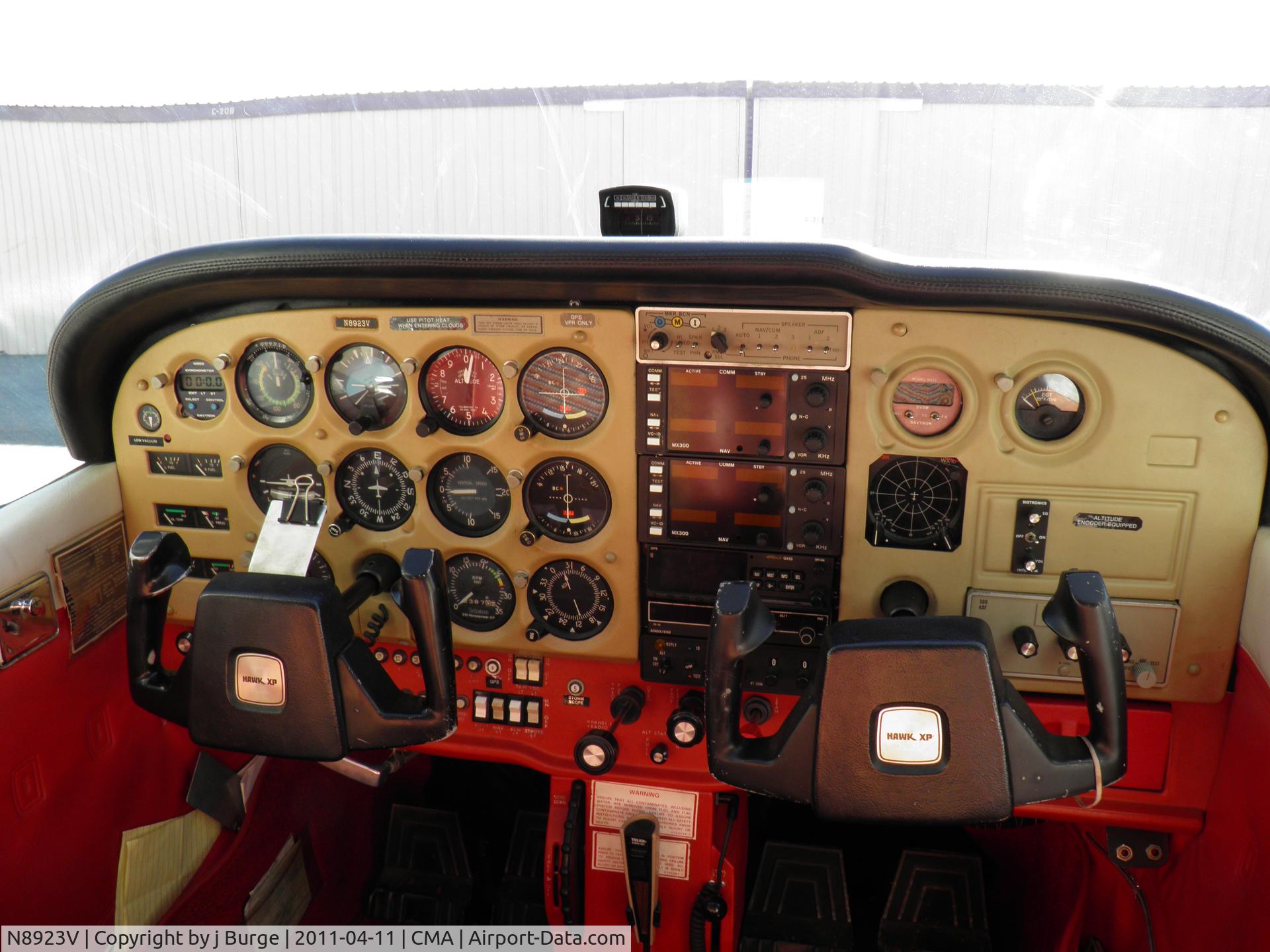 N8923V, 1977 Cessna R172K Hawk XP C/N R1722326, Panel