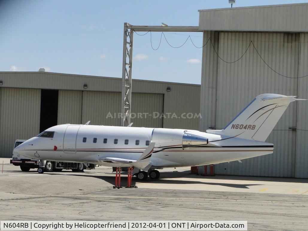 N604RB, 1998 Canadair Challenger 604 (CL-600-2B16) C/N 5377, Parked on the southside