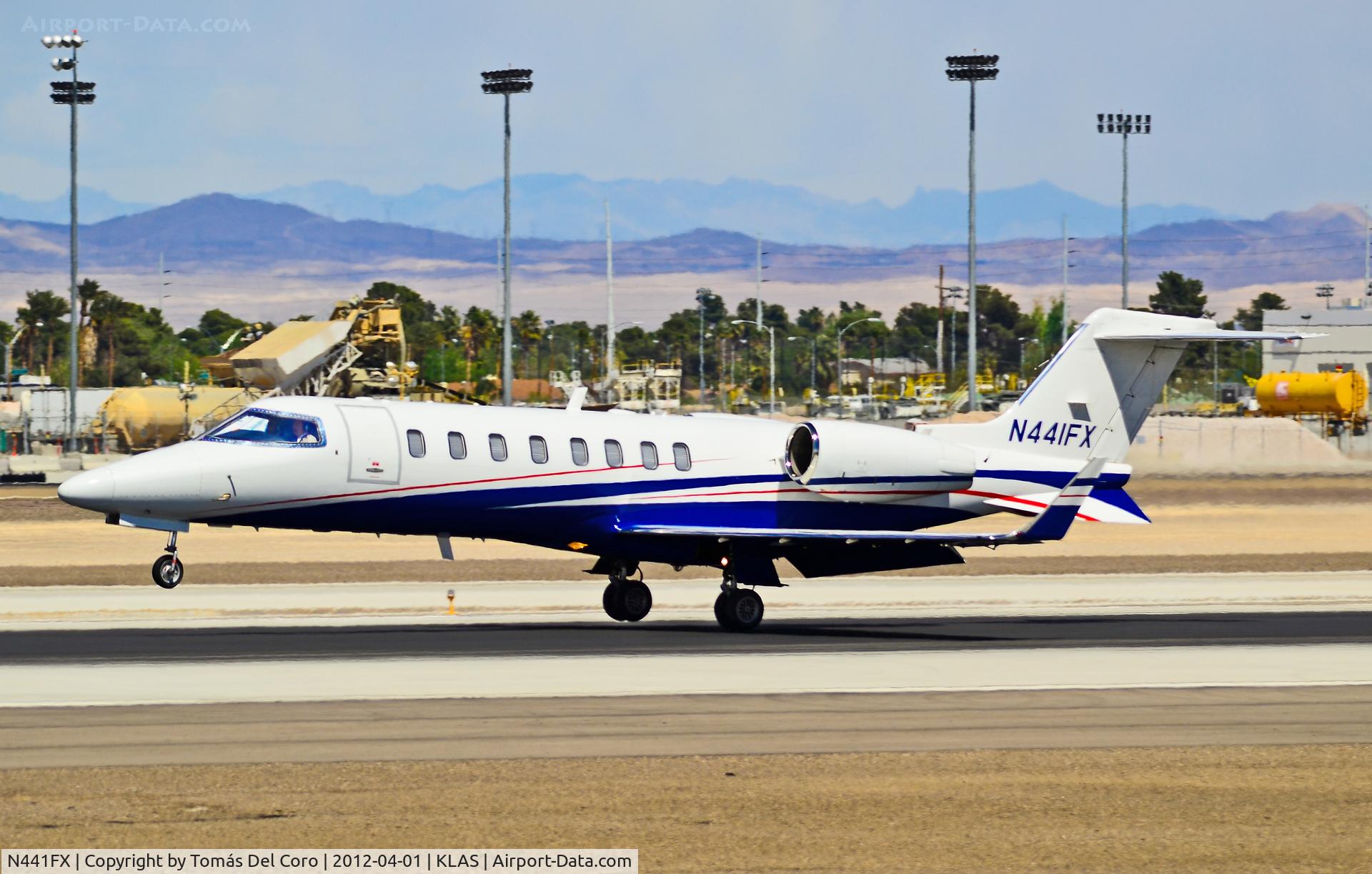 N441FX, 2008 Learjet 45 C/N 357, N441FX 2008 Learjet 45 C/N 357

Las Vegas - McCarran International (LAS / KLAS)
USA - Nevada, April 01, 2012
Photo: Tomás Del Coro