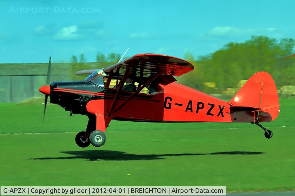 G-APZX, 1957 Piper PA-22-150 Caribbean C/N 22-5181, April Fools Fly-in