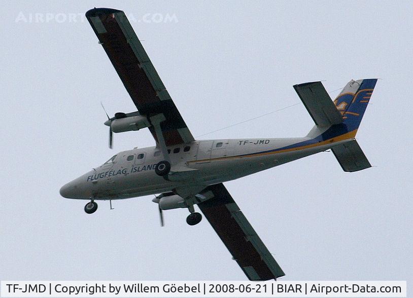 TF-JMD, 1975 De Havilland Canada DHC-6-300 Twin Otter C/N 475, Fly over Akureyri