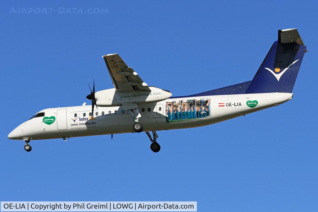 OE-LIA, 1997 De Havilland Canada DHC-8-314 Dash 8 C/N 505, YEAH, finally I got her in the best weather conditions a plane-spotter can wish :)