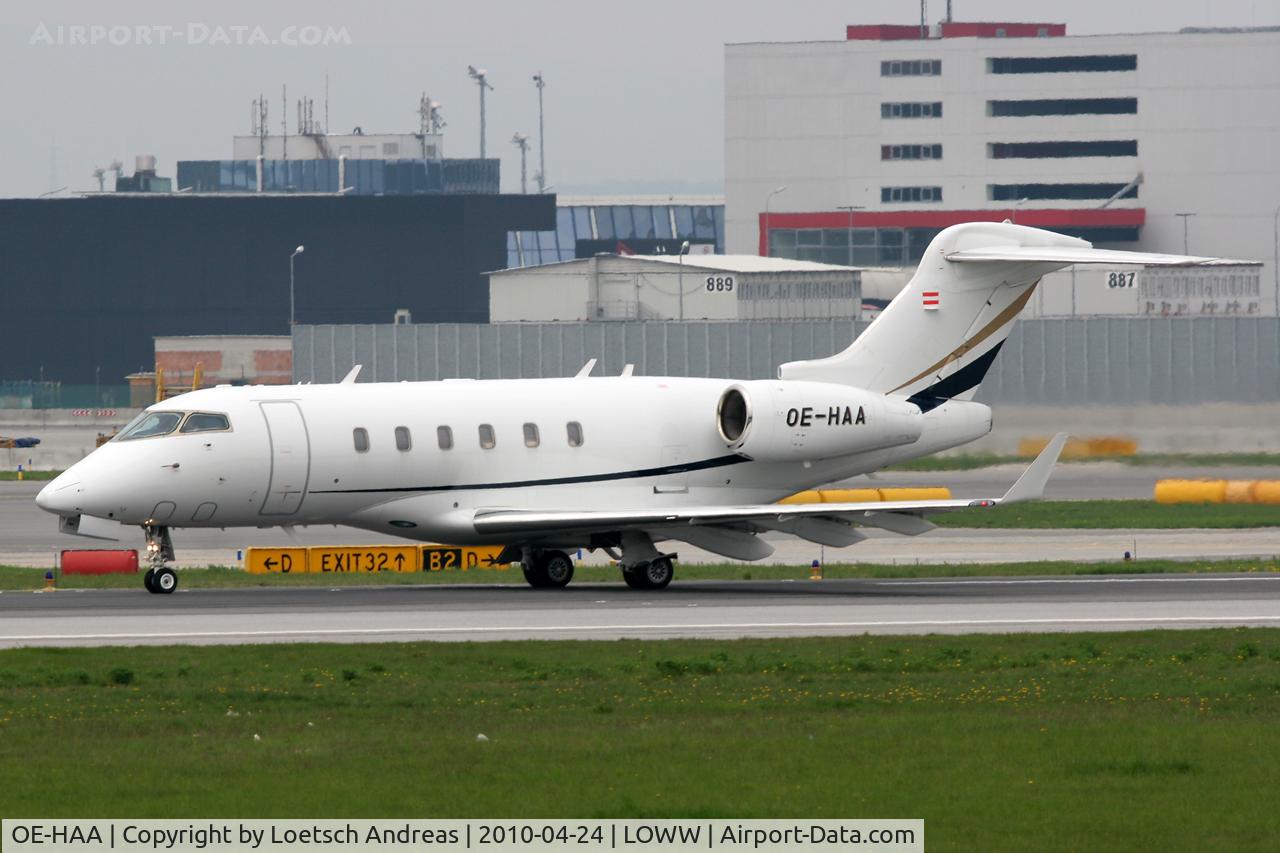 OE-HAA, 2008 Bombardier Challenger 300 (BD-100-1A10) C/N 20232, VipJets
