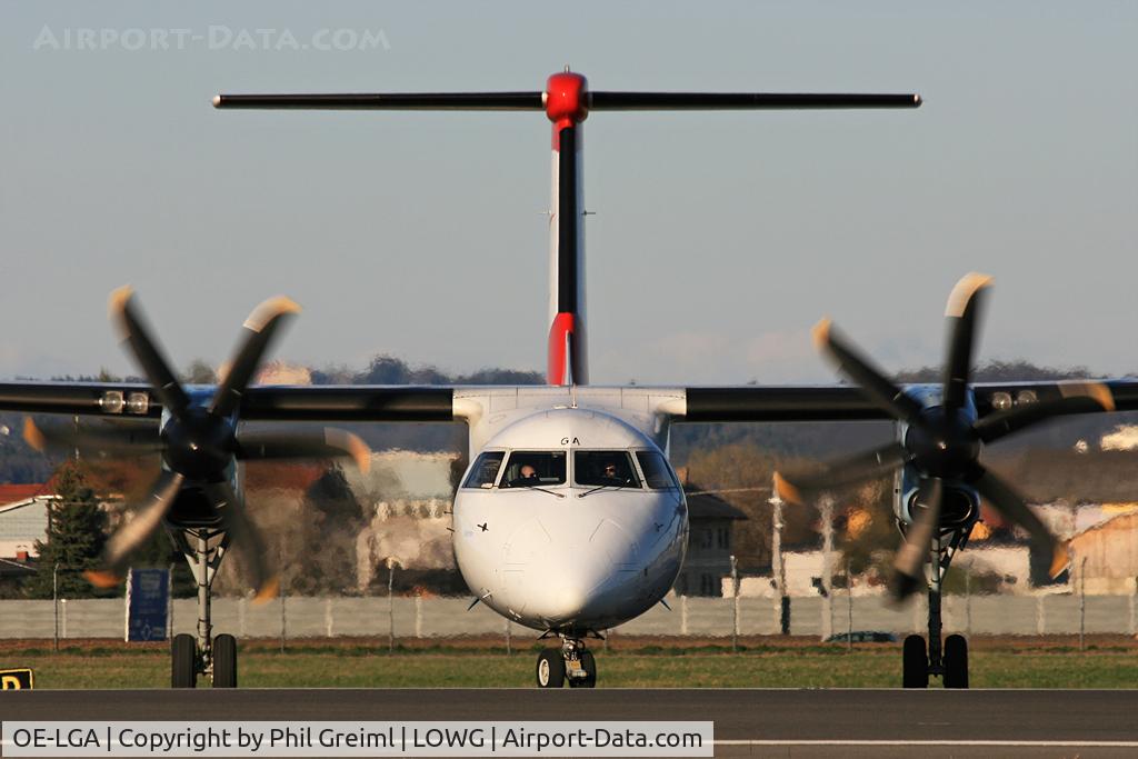 OE-LGA, 1999 De Havilland Canada DHC-8-402Q Dash 8 C/N 4014, Taken at GRZ.
