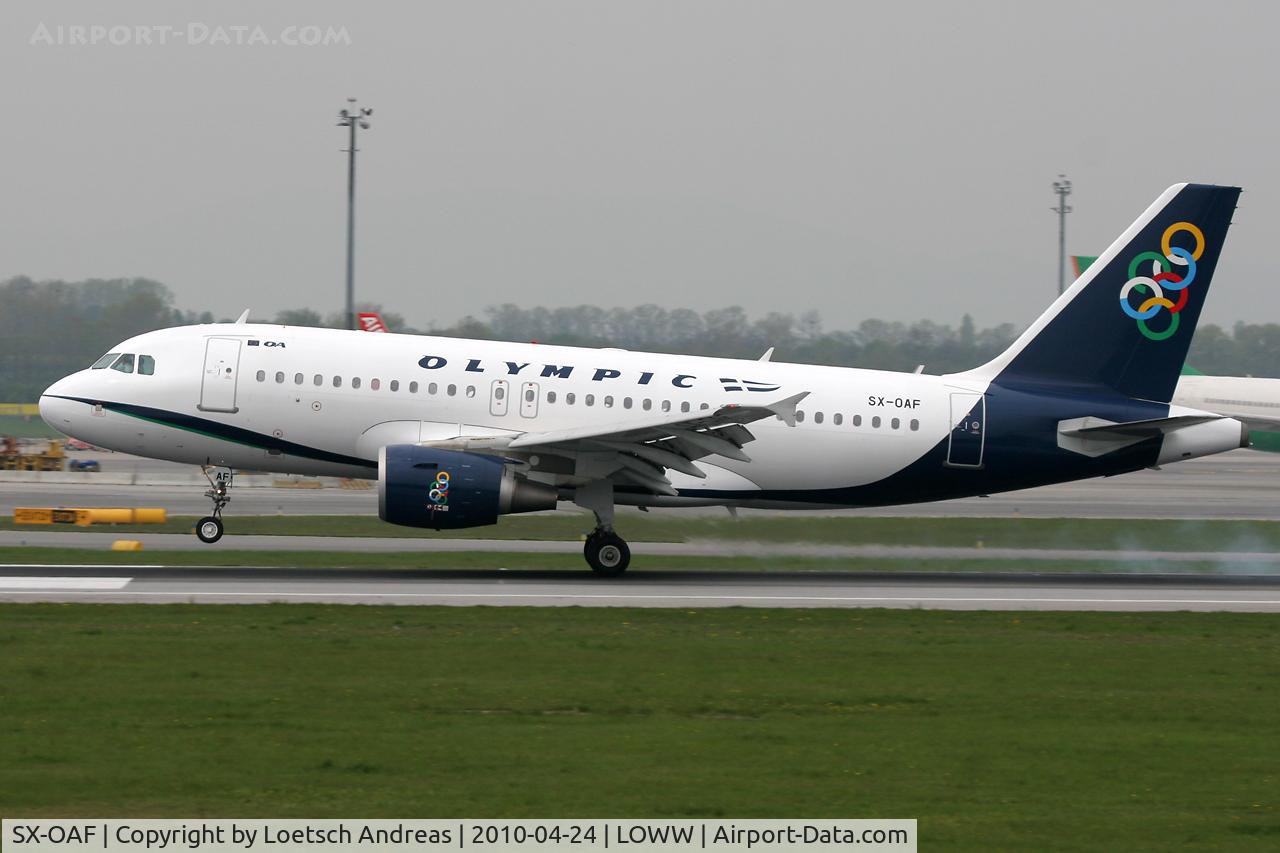 SX-OAF, 2009 Airbus A319-112 C/N 3895, Olympic
