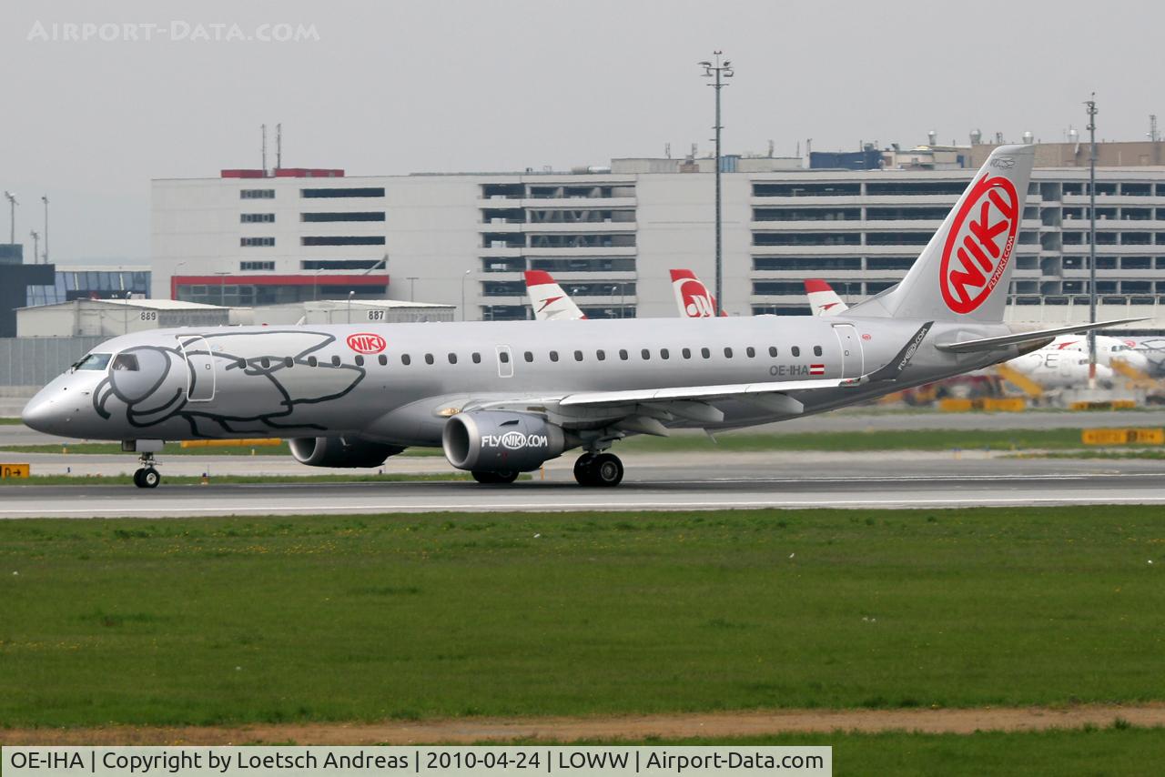 OE-IHA, 2009 Embraer 190LR (ERJ-190-100LR) C/N 19000285, c/n.19000285 Fly Niki, named 