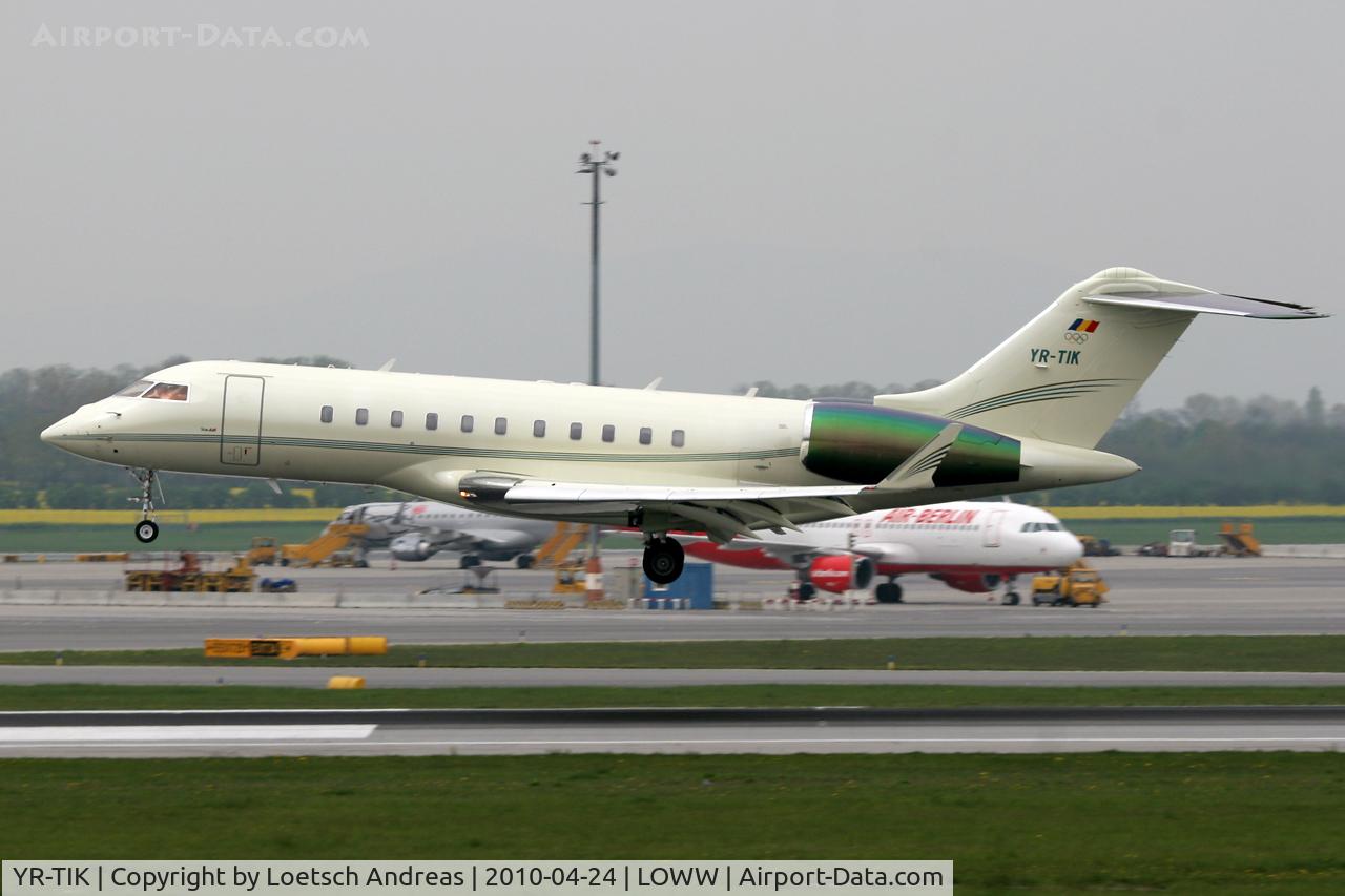 YR-TIK, 2006 Bombardier BD-700-1A10 Global 5000 C/N 9229, Tirak Air