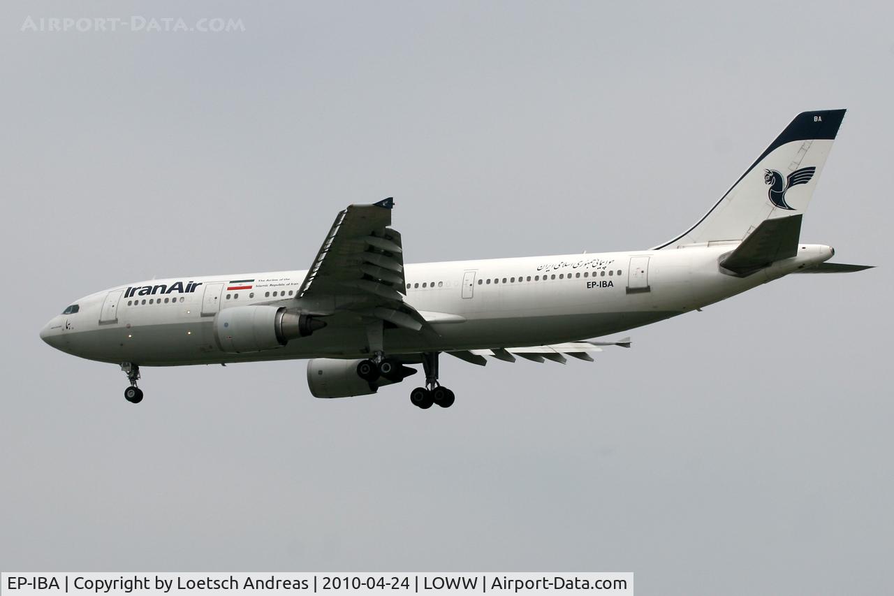 EP-IBA, 1993 Airbus A300B4-605R C/N 723, Iran Air
