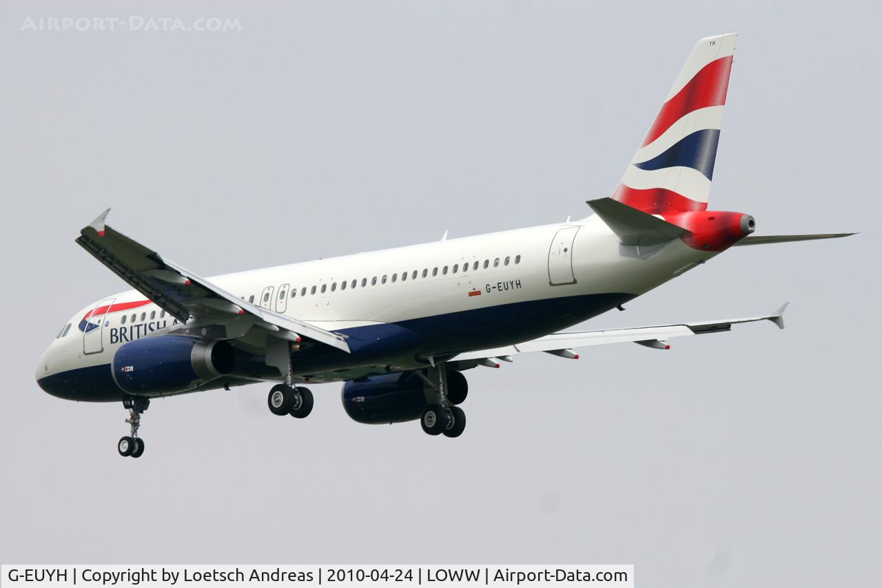 G-EUYH, 2010 Airbus A320-232 C/N 4265, 