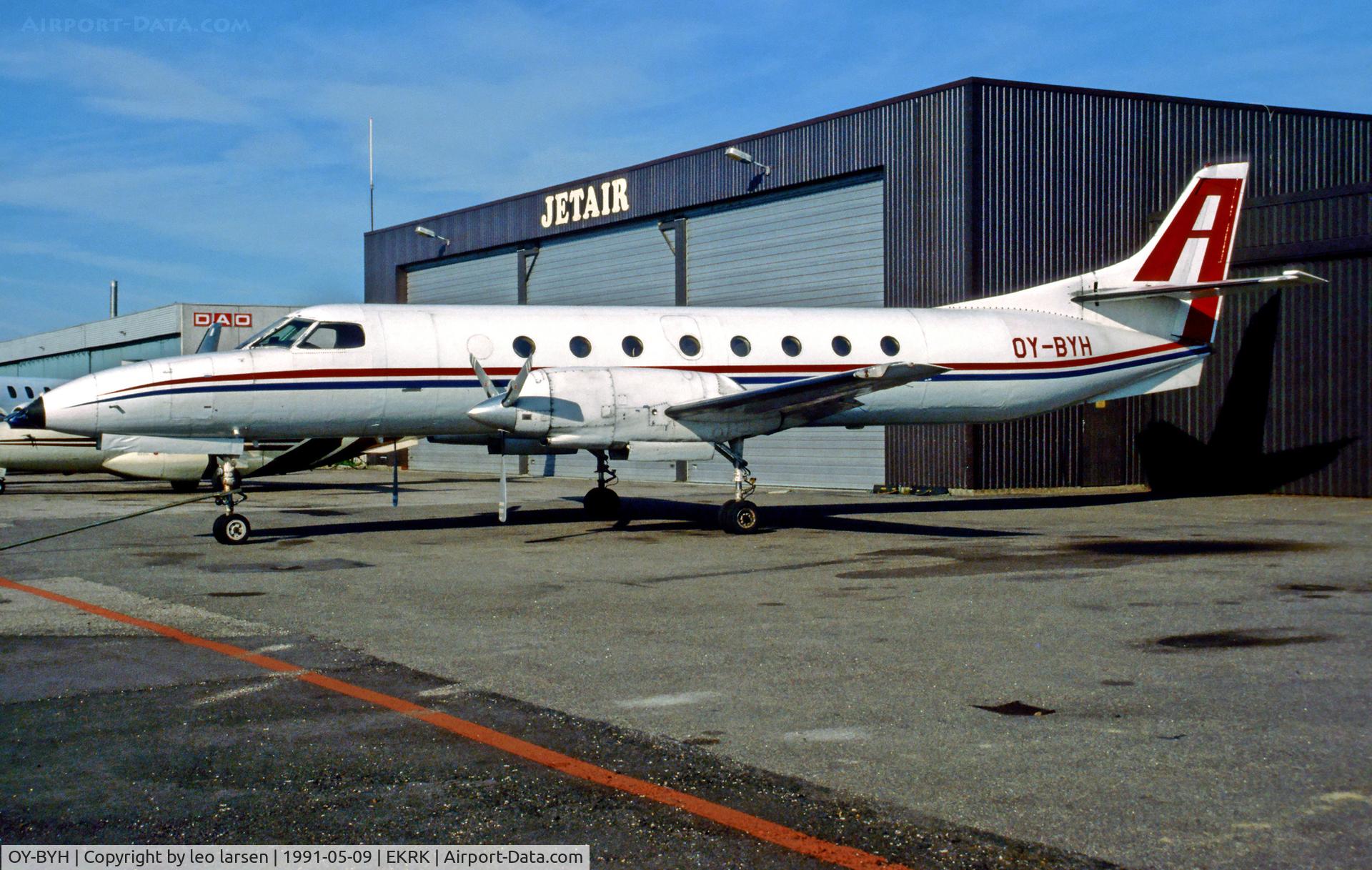 OY-BYH, 1972 Swearingen SA-226TC Metro II C/N TC-203, Roskilde Denmark 9.5.91