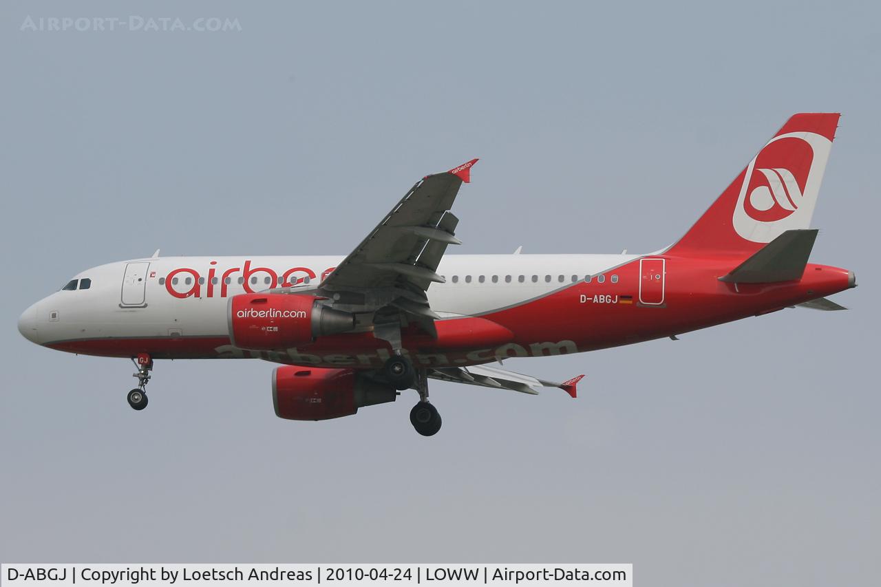 D-ABGJ, 2008 Airbus A319-112 C/N 3415, Air Berlin