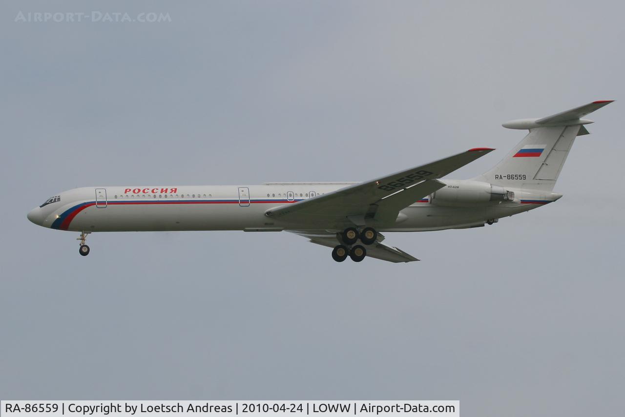 RA-86559, 1992 Ilyushin Il-62M C/N 2153258, Russia State Transport Company