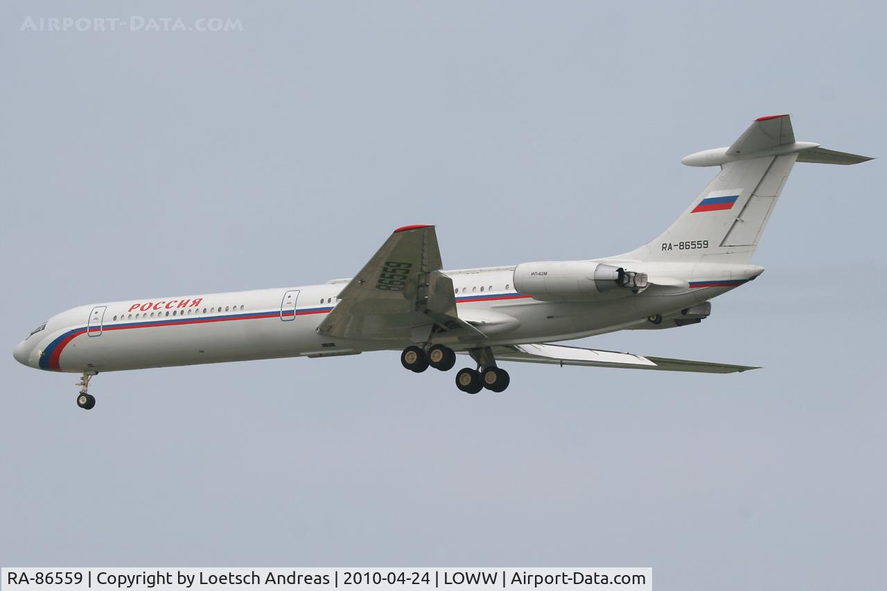 RA-86559, 1992 Ilyushin Il-62M C/N 2153258, Russia State Transport Company