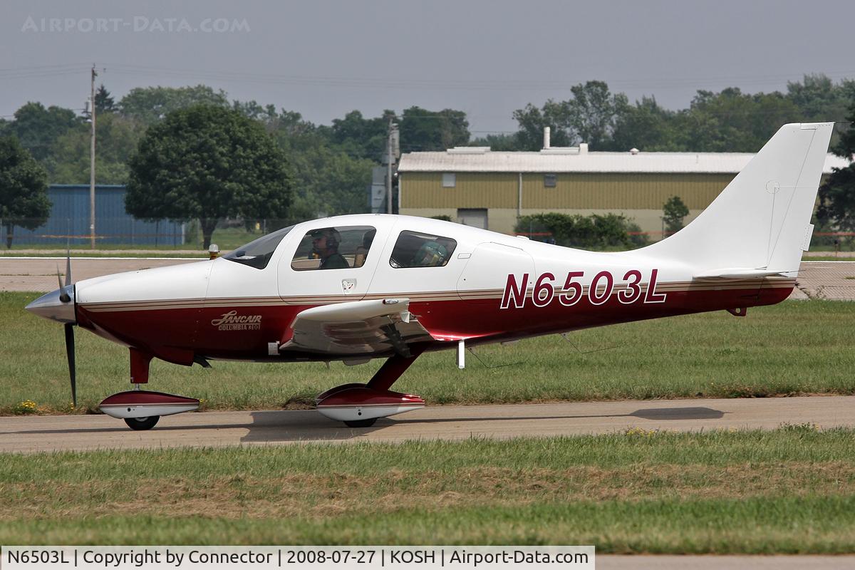 N6503L, 2002 Lancair LC-40-550FG C/N 40060, EAA Airventure 2008.