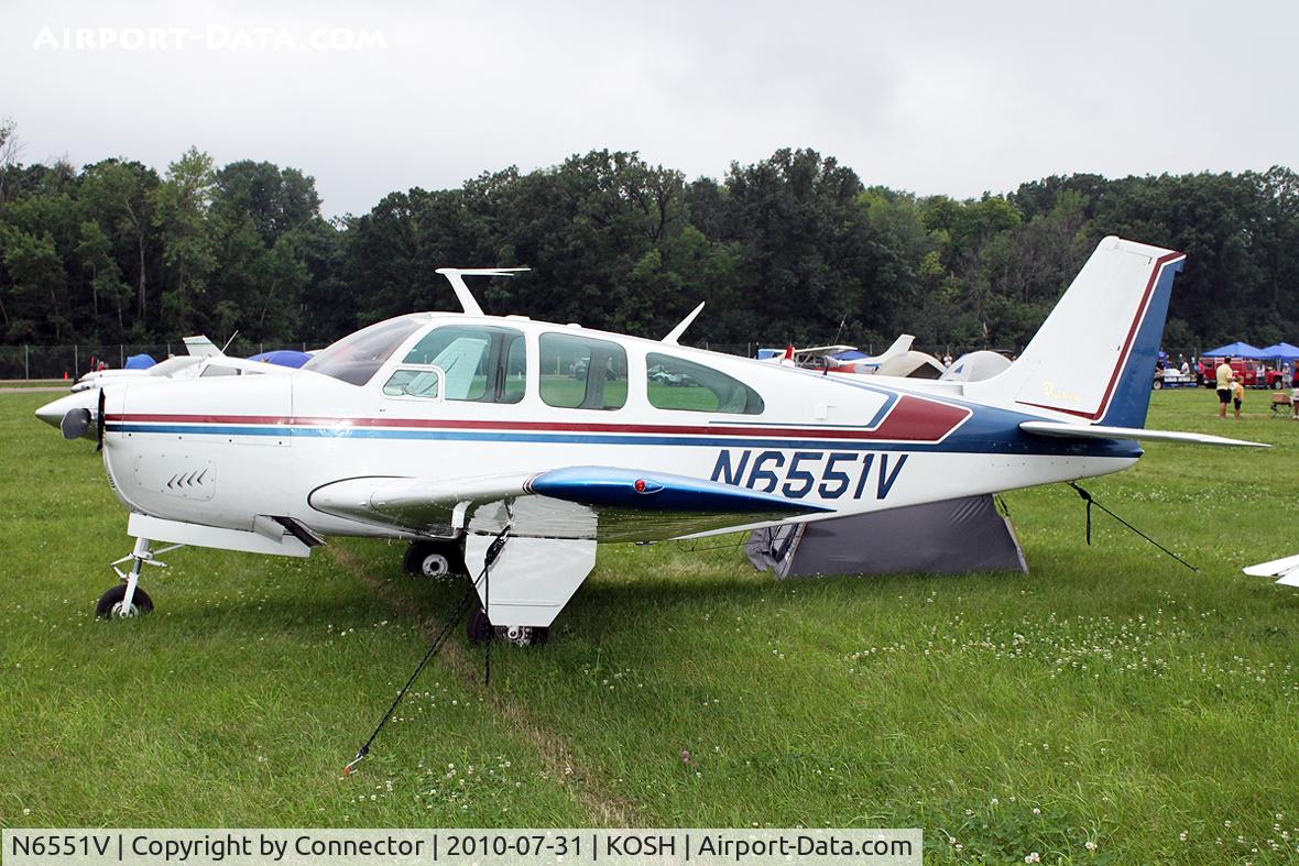 N6551V, 1967 Beech E33A Bonanza C/N CE-185, EAA Airventure 2010.