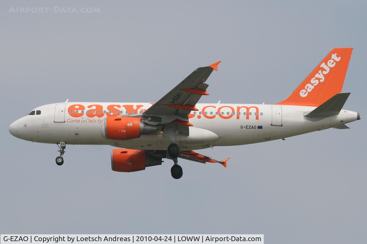 G-EZAO, 2006 Airbus A319-111 C/N 2769, EasyJet