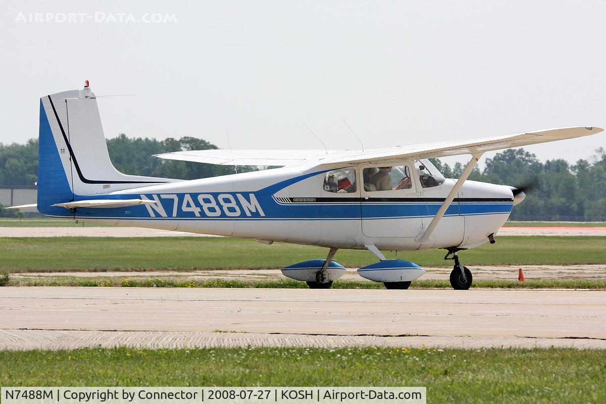 N7488M, 1959 Cessna 175 Skylark C/N 55788, EAA Airventure 2008.