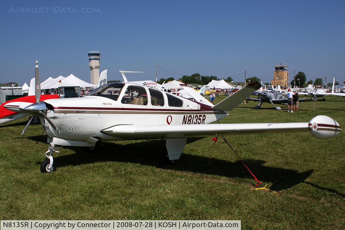 N8135R, 1974 Beech V35B Bonanza C/N D-9696, EAA Airventure 2008.