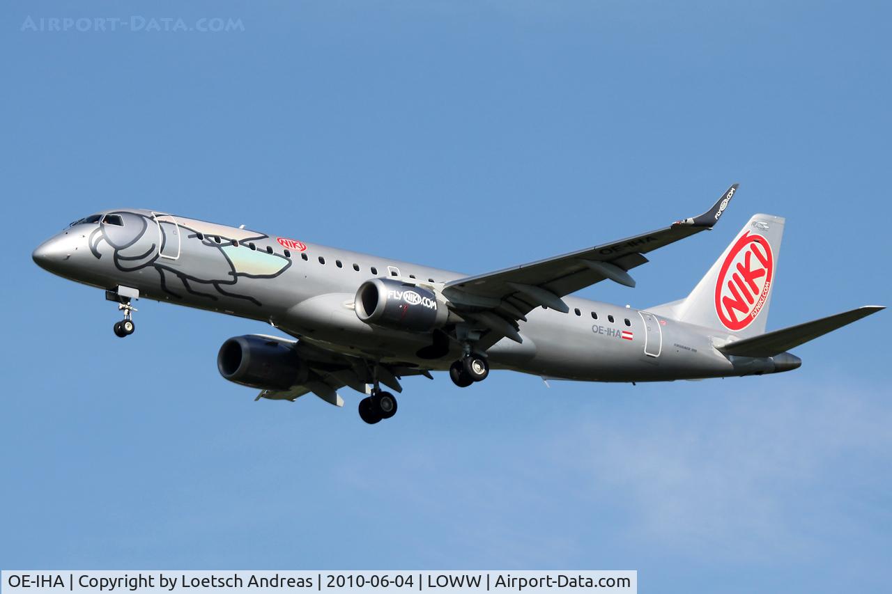 OE-IHA, 2009 Embraer 190LR (ERJ-190-100LR) C/N 19000285, c/n.19000285 Fly Niki, named 