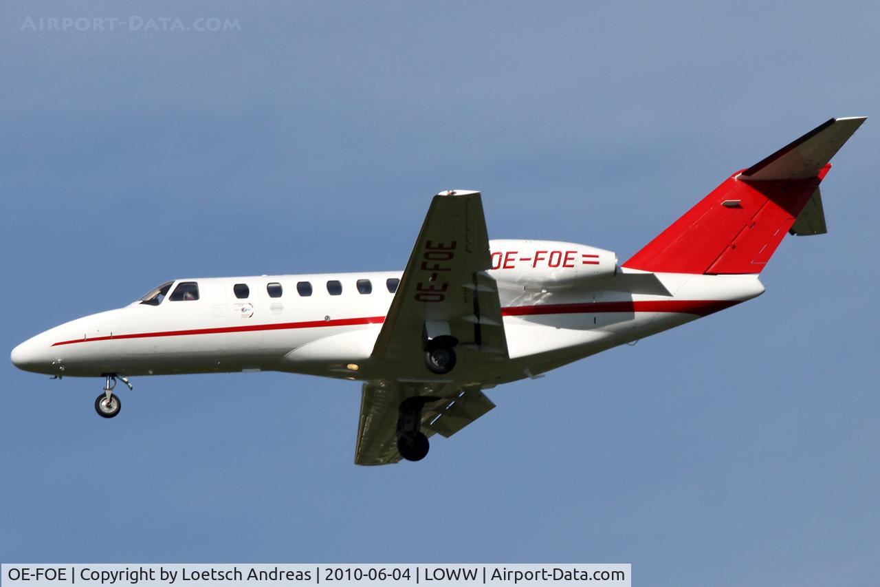 OE-FOE, 2007 Cessna Citation CJ2+ C/N 525A0375, Avcon Jet