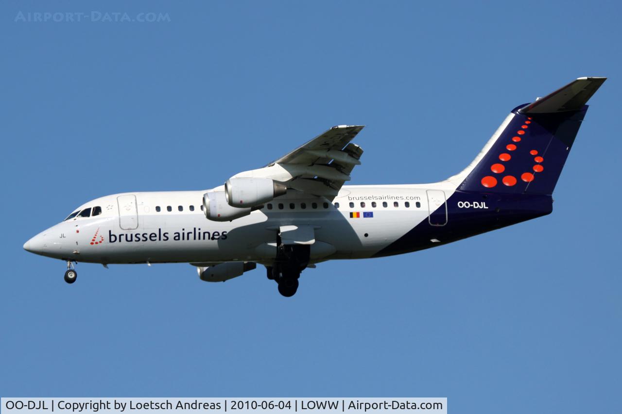 OO-DJL, 1995 British Aerospace Avro 146-RJ85 C/N E.2273, Brussels