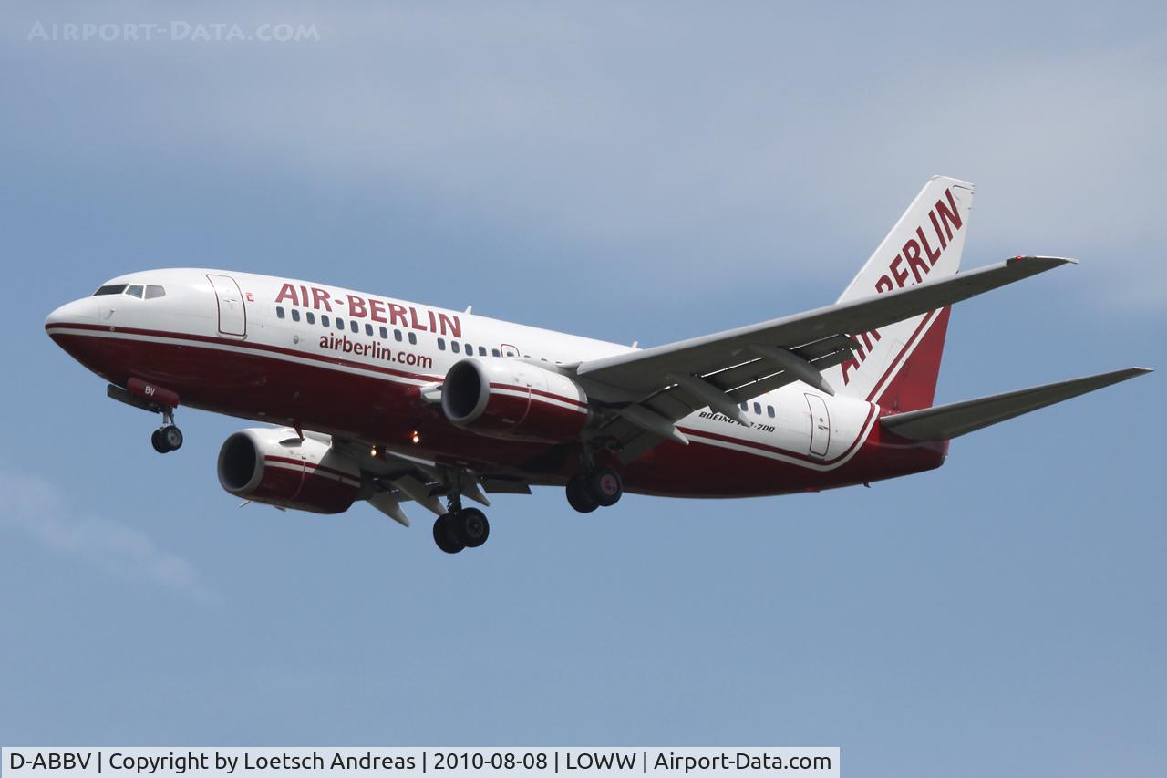 D-ABBV, 2001 Boeing 737-7Q8 C/N 30629, Air Berlin