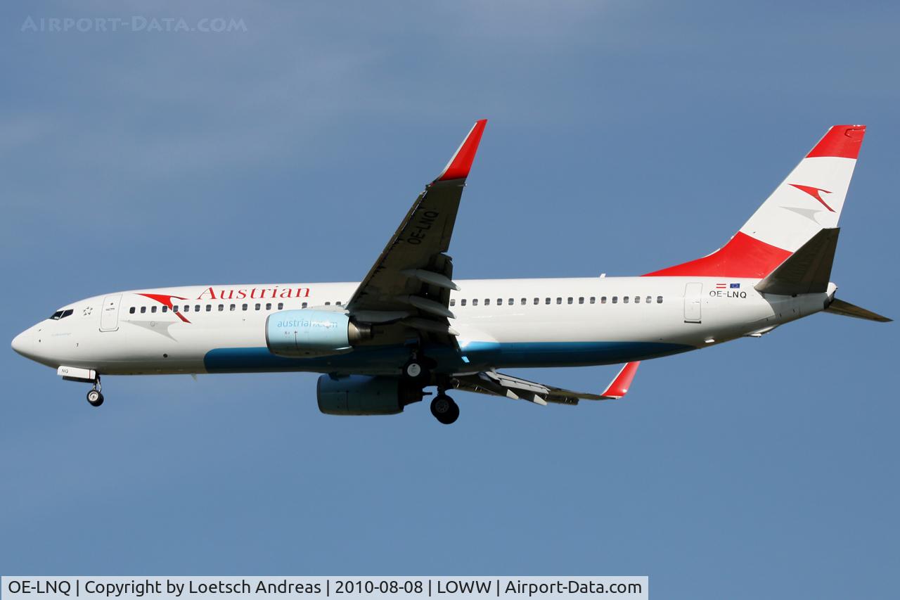 OE-LNQ, 2003 Boeing 737-8Z9 C/N 30421, Austrian