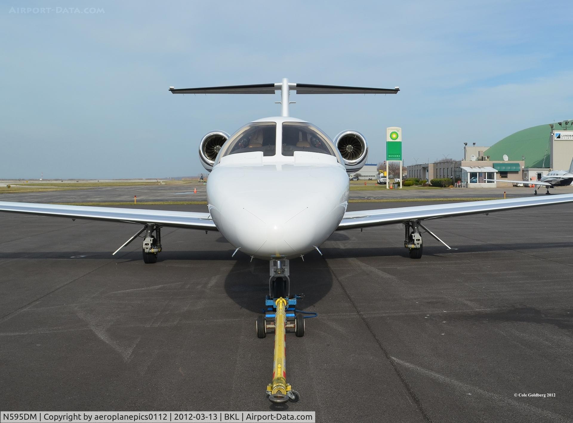 N595DM, Cessna 525 CitationJet CJ1+ C/N 525-0697, N595DM at KBKL.