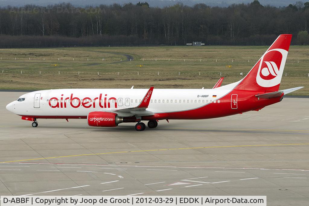 D-ABBF, 2002 Boeing 737-86J C/N 32917, Air Berlin