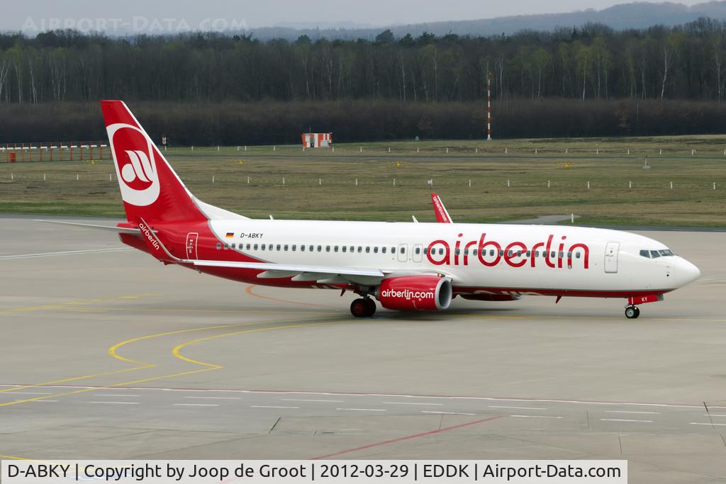 D-ABKY, 2011 Boeing 737-86J C/N 36886, Air Berlin