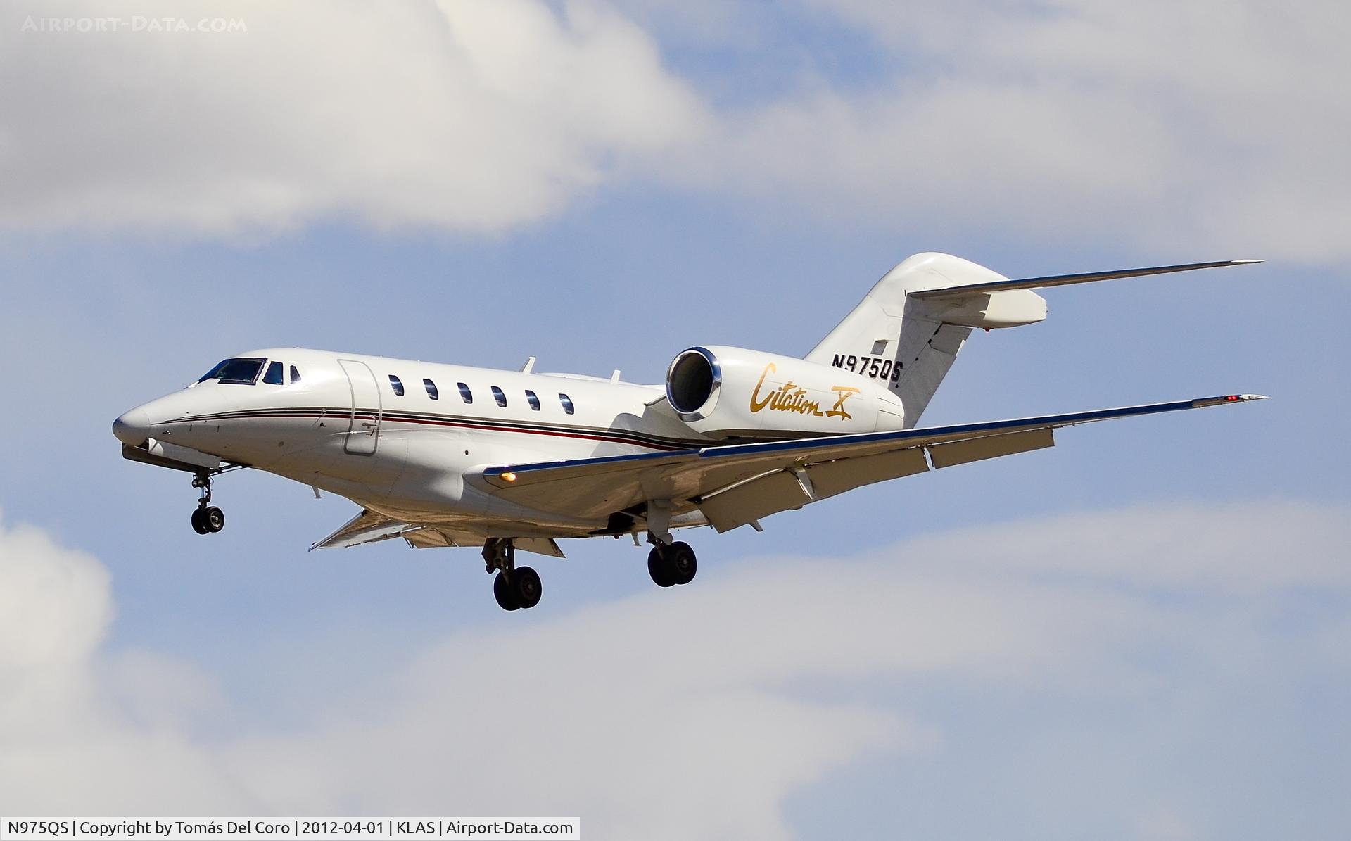 N975QS, 2002 Cessna 750 Citation X C/N 750-0175, N975QS 2002 Cessna 750 C/N 750-0175 Citation X

Las Vegas - McCarran International (LAS / KLAS)
USA - Nevada, April 01, 2012
Photo: Tomás Del Coro