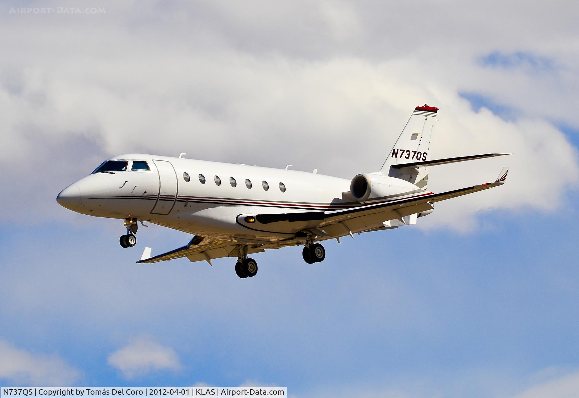 N737QS, 2005 Israel Aircraft Industries Gulfstream 200 C/N 127, N737QS 2005 Israel Aircraft Industries GULFSTREAM 200 C/N 127

Las Vegas - McCarran International (LAS / KLAS)
USA - Nevada, April 01, 2012
Photo: Tomás Del Coro