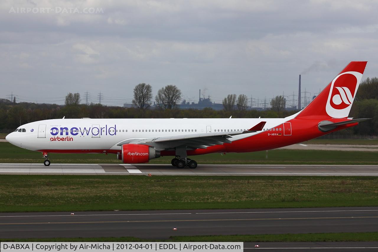 D-ABXA, 1999 Airbus A330-223 C/N 288, Air Berlin, Airbus A330-223, CN:0288