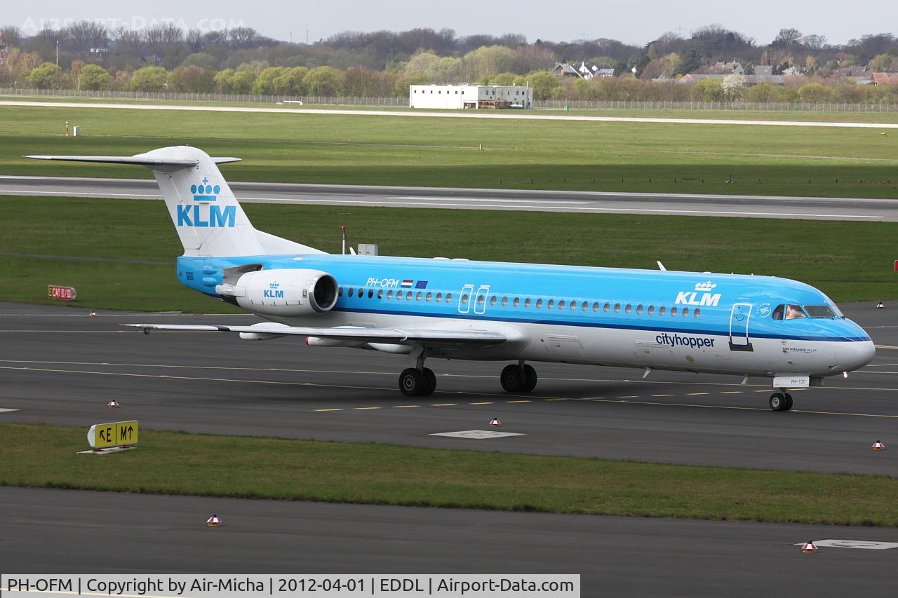 PH-OFM, 1993 Fokker 100 (F-28-0100) C/N 11475, KLM Cityhopper, Fokker 100, CN: 11475