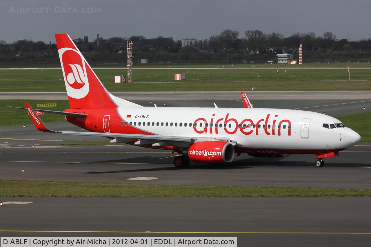 D-ABLF, 2010 Boeing 737-76J C/N 36874, Air Berlin, Boeing 737-76J (WL), CN: 36874/3488