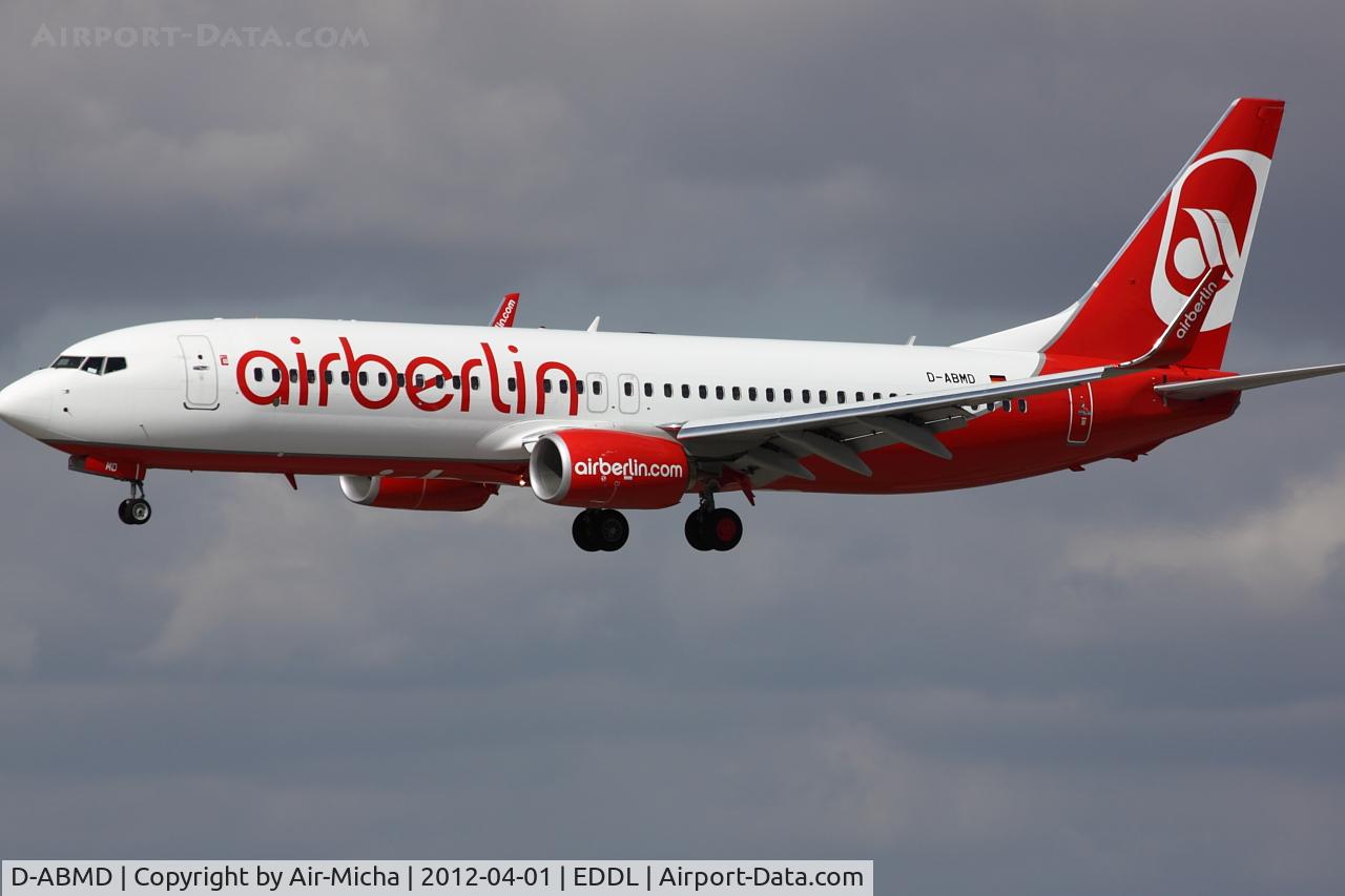 D-ABMD, 2011 Boeing 737-86J C/N 37761, Air Berlin, Boeing 737-86J (WL), CN: 37761/3887