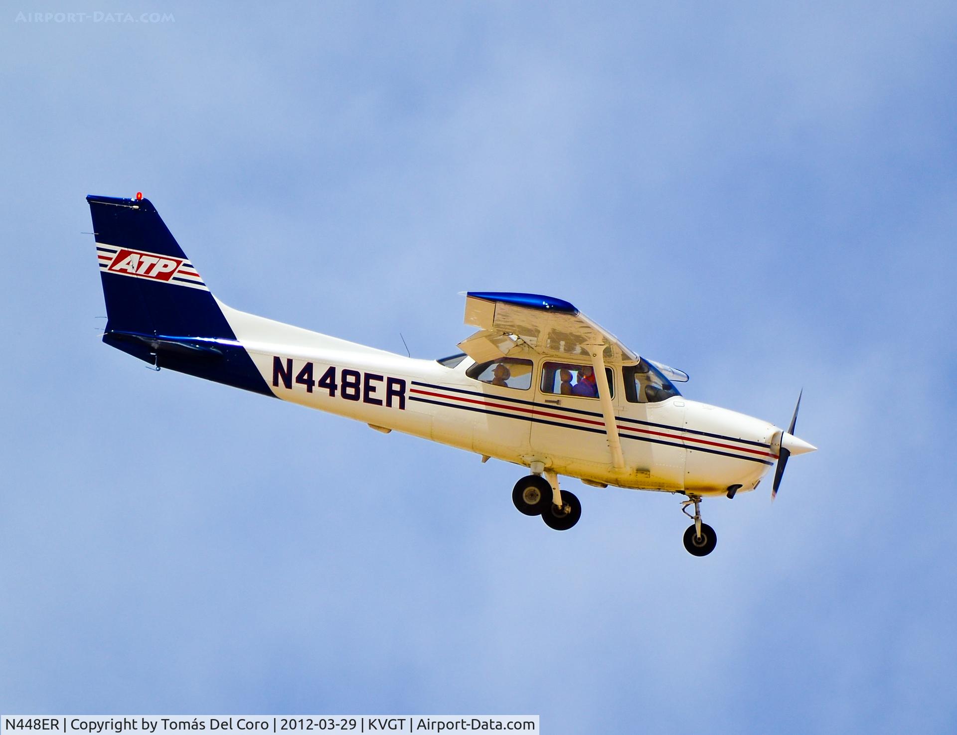 N448ER, 1998 Cessna 172R C/N 17280610, N448ER 1998 Cessna 172R Skyhawk C/N 17280610

North Las Vegas Airport (IATA: VGT, ICAO: KVGT, FAA LID: VGT)
TDelCoro
March 29, 2012