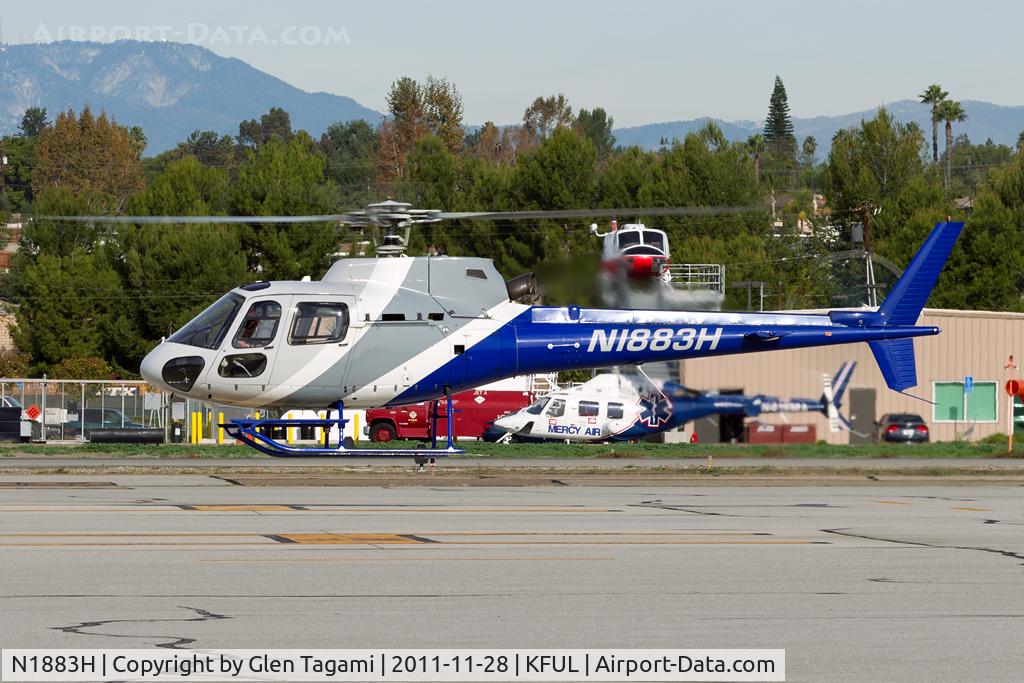 N1883H, 1996 Aerospatiale AS-350B-2 Ecureuil C/N 1883, Departure from KFUL