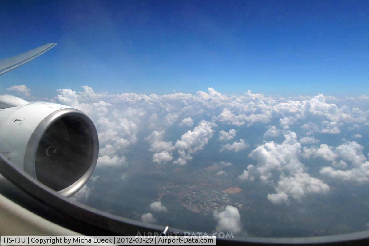 HS-TJU, 2006 Boeing 777-2D7/ER C/N 34589, Approaching KUL